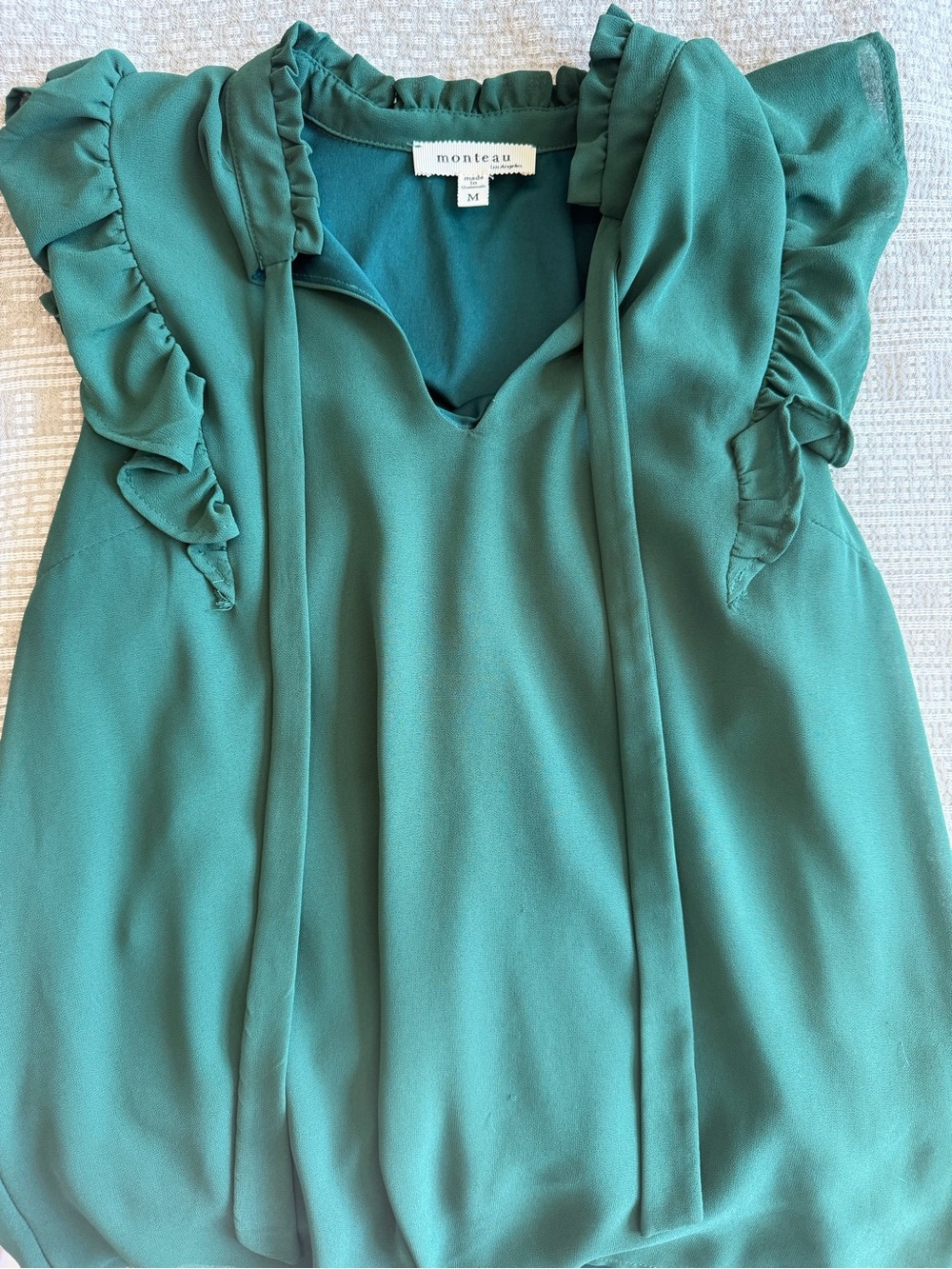 Monteau green blouse - Picture 2 of 6